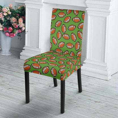 American Football on Green Design Dinning Chair Slipper-JTAMIGO.COM