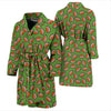 American Football on Green Design Men Bath Robe-JTAMIGO.COM