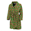 American Football on Green Design Men Bath Robe-JTAMIGO.COM