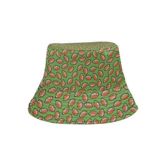 American Football on Green Design Unisex Bucket Hat
