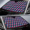 American Football Star Design Pattern Car Sun Shade For Windshield