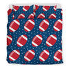 American Football Star Design Pattern Duvet Cover Bedding Set
