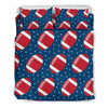 American Football Star Design Pattern Duvet Cover Bedding Set