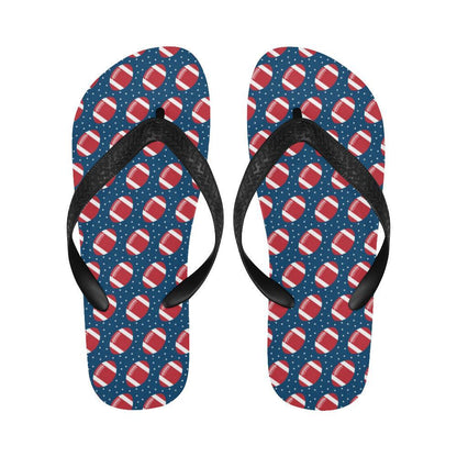 American Football Star Design Pattern Flip Flops-JTAMIGO.COM