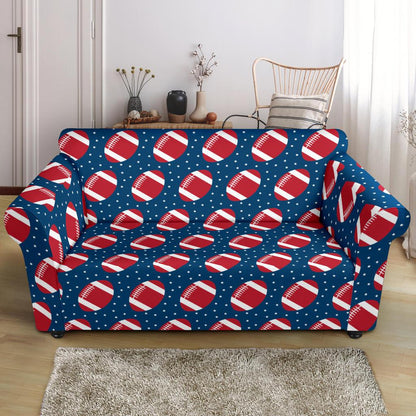 American Football Star Design Pattern Loveseat Slipcover-JTAMIGO.COM