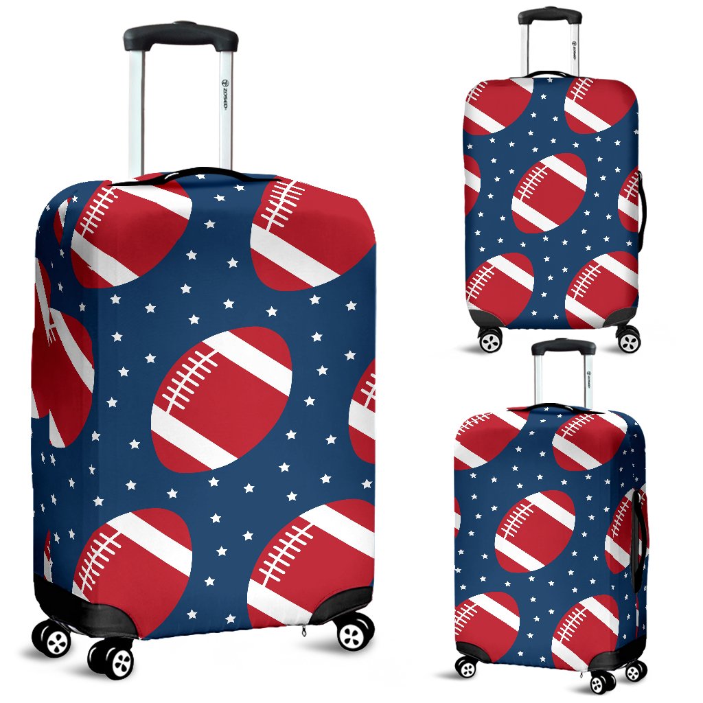 American Football Star Design Pattern Luggage Cover Protector