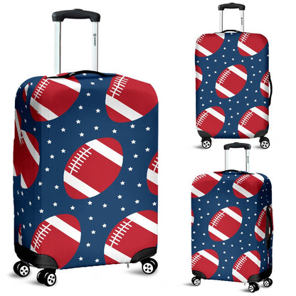 American Football Star Design Pattern Luggage Cover Protector