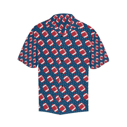 American Football Star Design Pattern Men Aloha Hawaiian Shirt