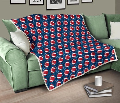 American Football Star Design Pattern Premium Quilt-JTAMIGO.COM