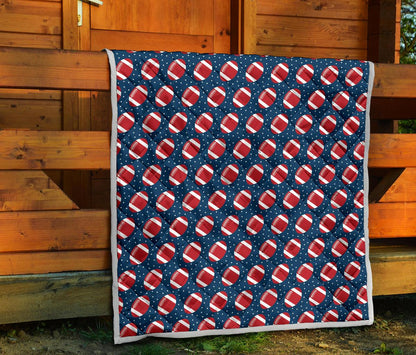 American Football Star Design Pattern Premium Quilt-JTAMIGO.COM