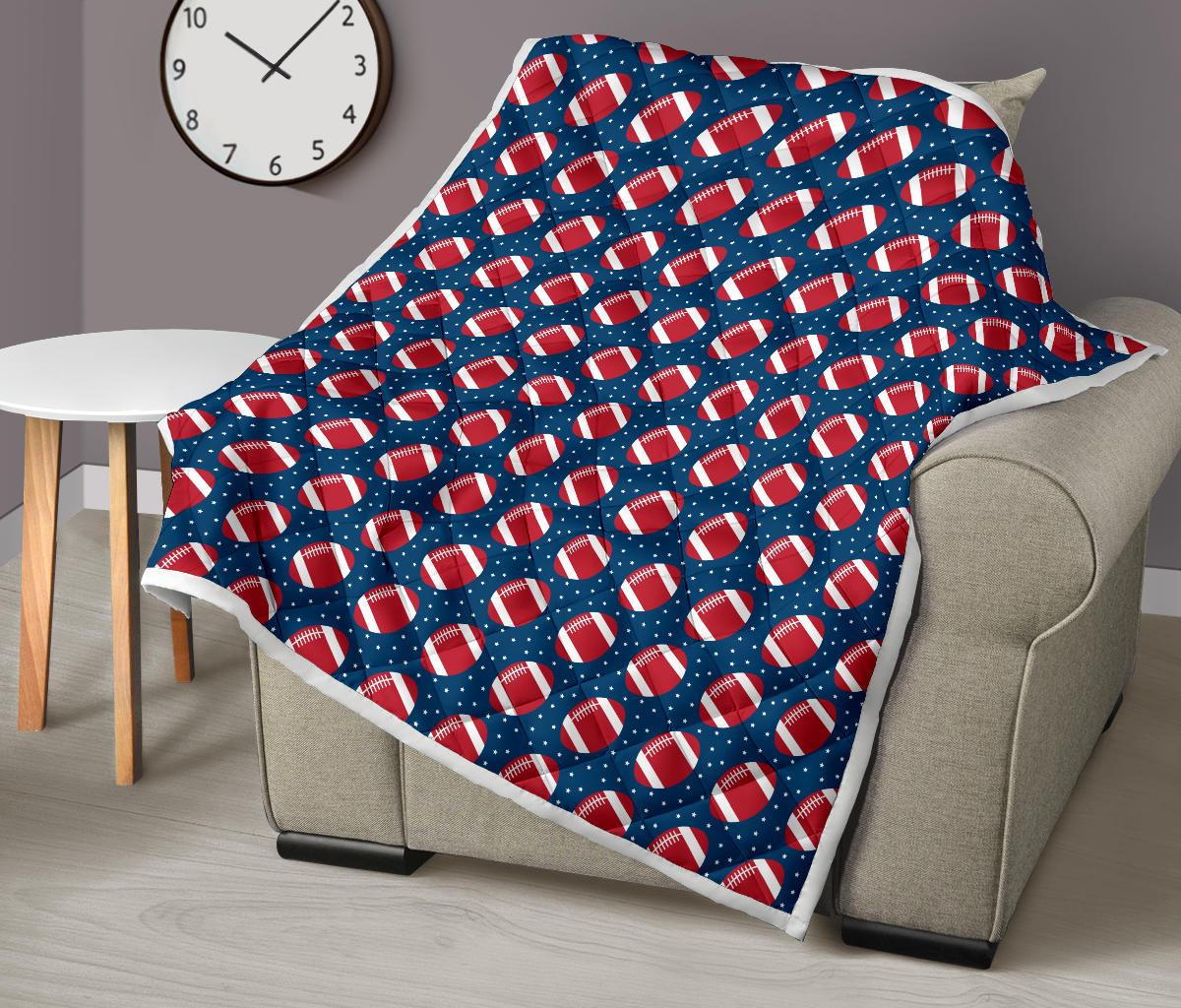 American Football Star Design Pattern Premium Quilt-JTAMIGO.COM