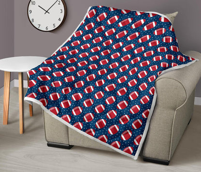 American Football Star Design Pattern Premium Quilt-JTAMIGO.COM