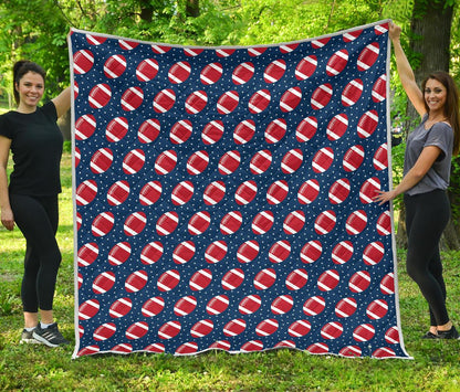 American Football Star Design Pattern Premium Quilt-JTAMIGO.COM