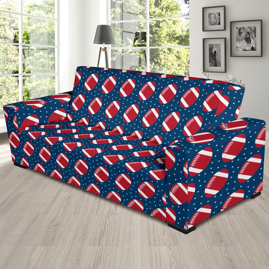 American Football Star Design Pattern Sofa Slipcover-JTAMIGO.COM