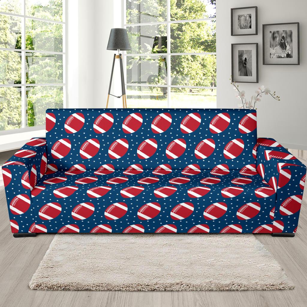 American Football Star Design Pattern Sofa Slipcover-JTAMIGO.COM