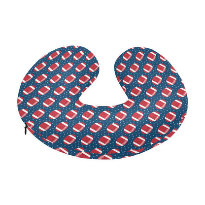 American Football Star Design Pattern U-Shaped Travel Neck Pillow-JTAMIGO.COM