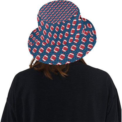 American Football Star Design Pattern Unisex Bucket Hat