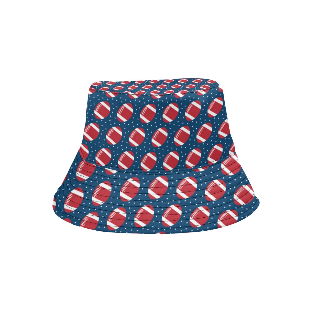 American Football Star Design Pattern Unisex Bucket Hat