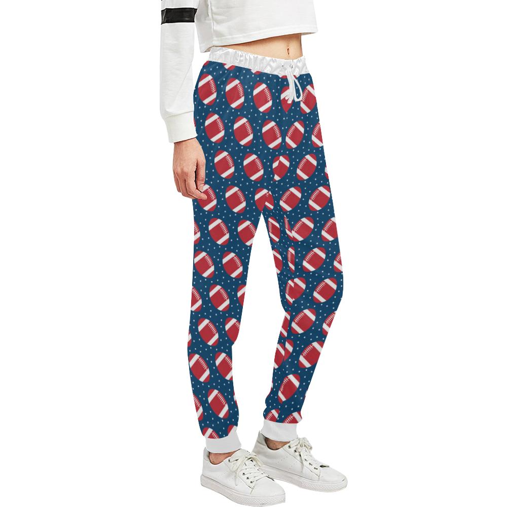 American Football Star Design Pattern Unisex Casual Sweatpants (Model L11)-JTAMIGO.COM