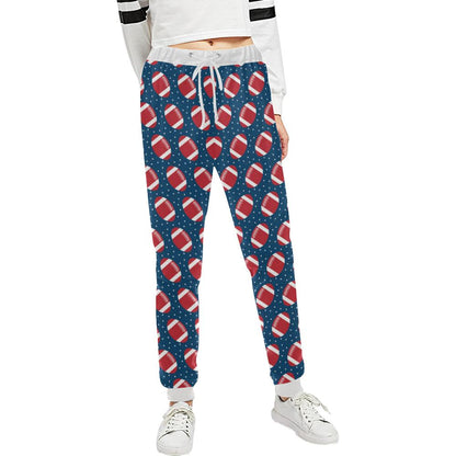American Football Star Design Pattern Unisex Casual Sweatpants (Model L11)-JTAMIGO.COM