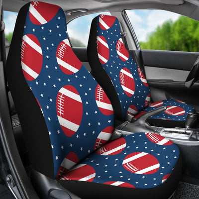 American Football Star Design Pattern Universal Fit Car Seat Covers