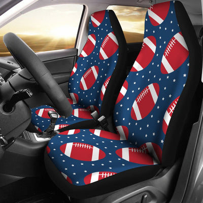 American Football Star Design Pattern Universal Fit Car Seat Covers