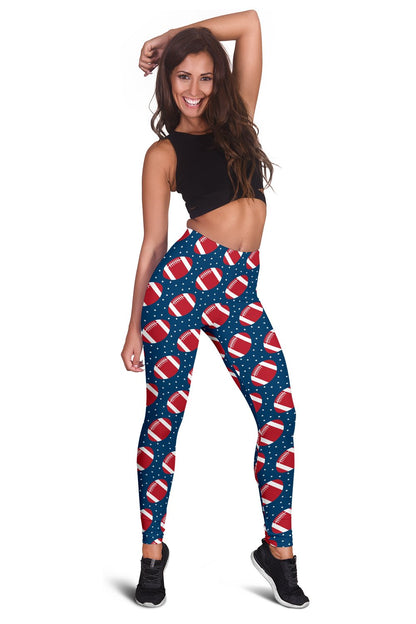 American Football Star Design Pattern Women Leggings
