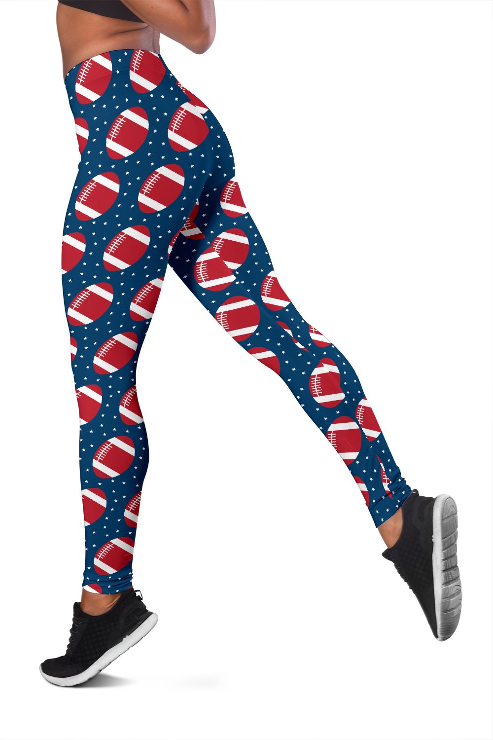 American Football Star Design Pattern Women Leggings