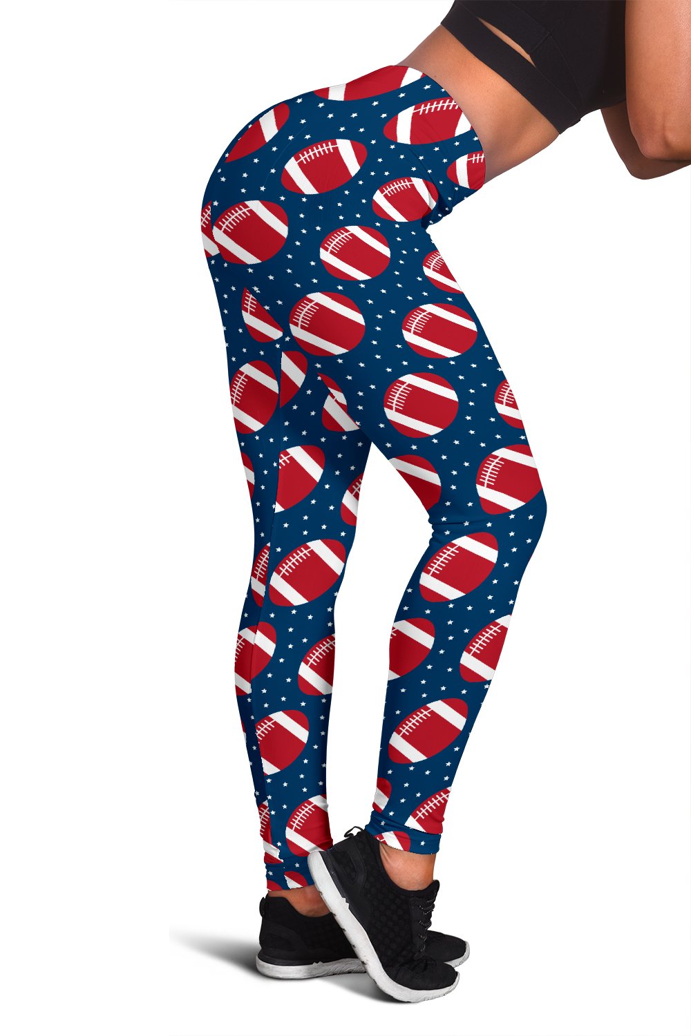 American Football Star Design Pattern Women Leggings
