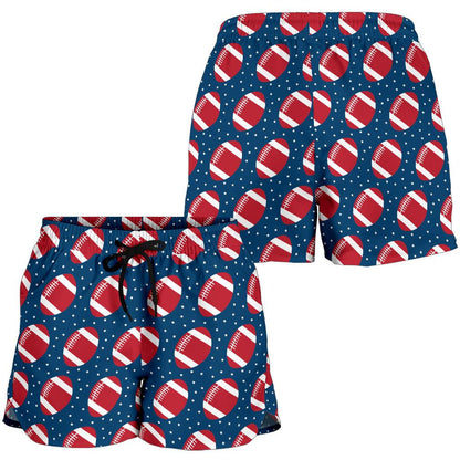 American Football Star Design Pattern Women Shorts-JTAMIGO.COM