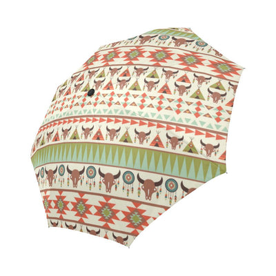 American indian Ethnic Pattern Automatic Foldable Umbrella