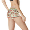 American indian Ethnic Pattern High Waisted Spandex Shorts-JTAMIGO.COM