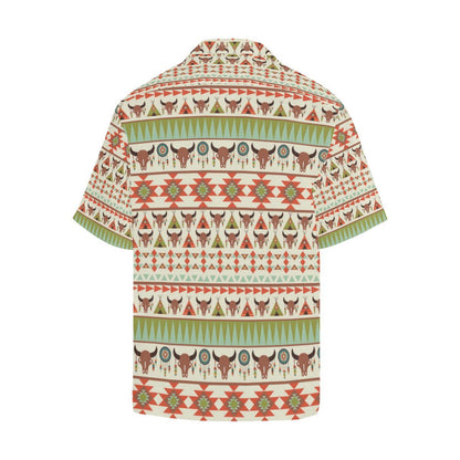 American indian Ethnic Pattern Men Aloha Hawaiian Shirt