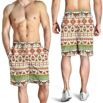 American indian Ethnic Pattern Mens Shorts-JTAMIGO.COM