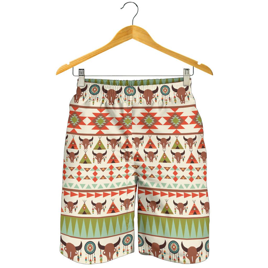 American indian Ethnic Pattern Mens Shorts-JTAMIGO.COM