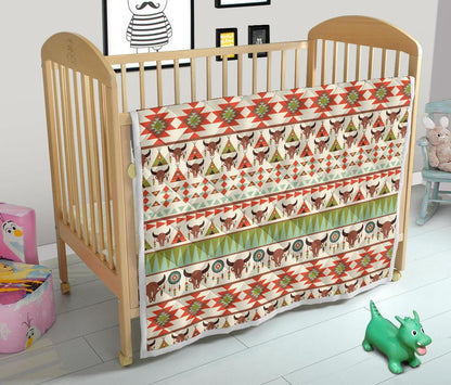 American indian Ethnic Pattern Premium Quilt-JTAMIGO.COM