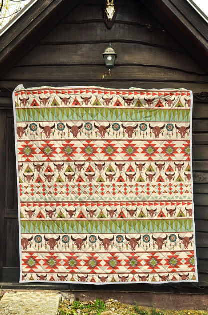 American indian Ethnic Pattern Premium Quilt-JTAMIGO.COM