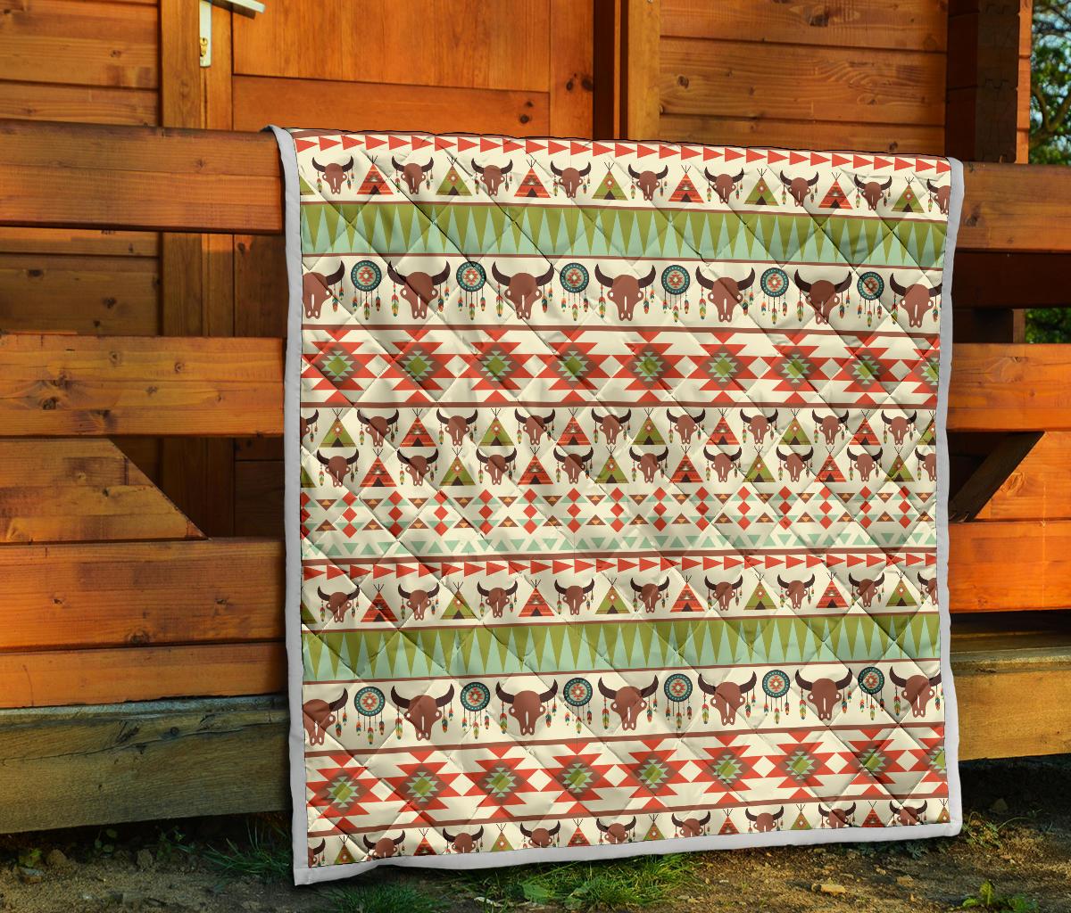 American indian Ethnic Pattern Premium Quilt-JTAMIGO.COM