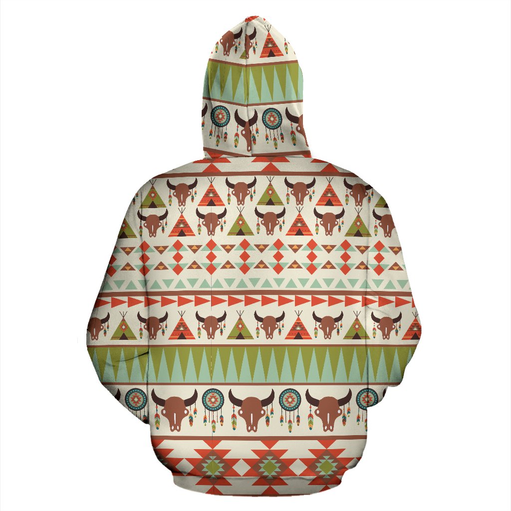 American indian Ethnic Pattern Pullover Hoodie