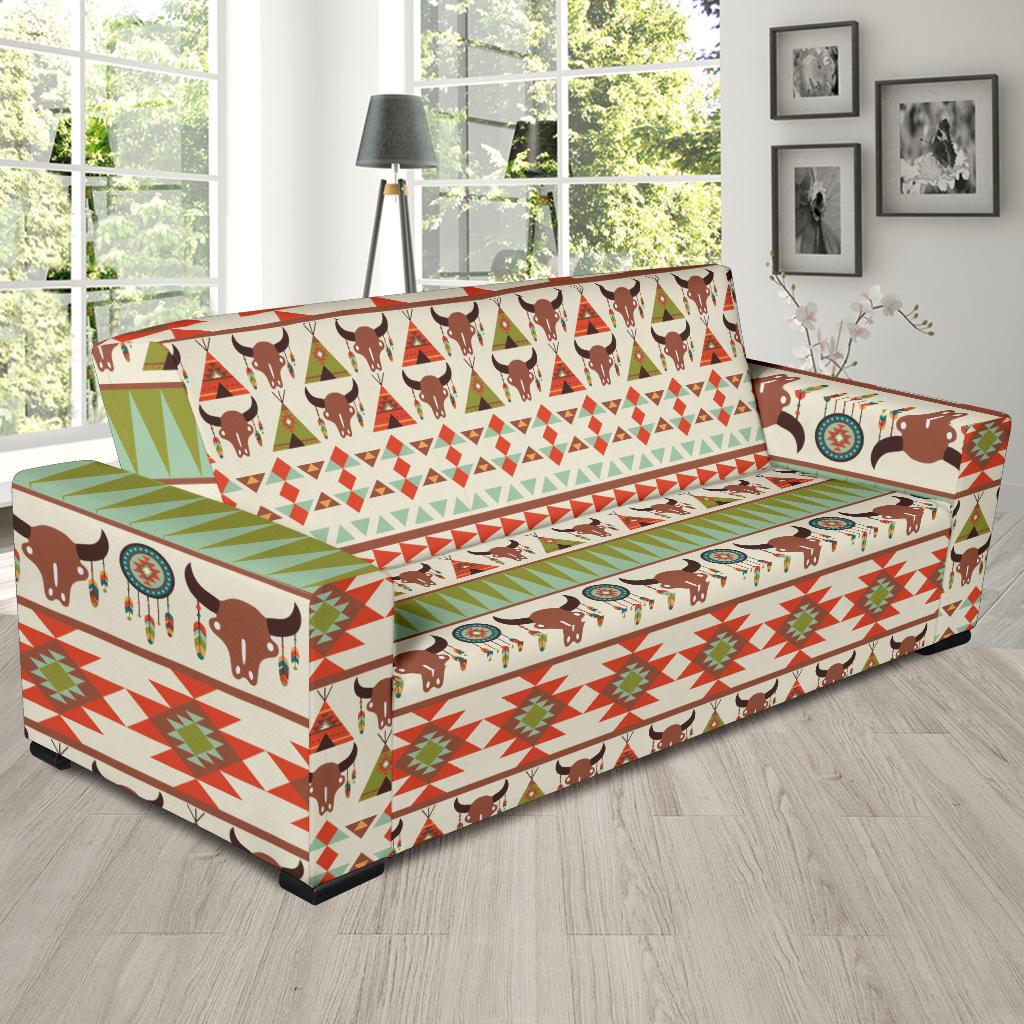 American indian Ethnic Pattern Sofa Slipcover-JTAMIGO.COM