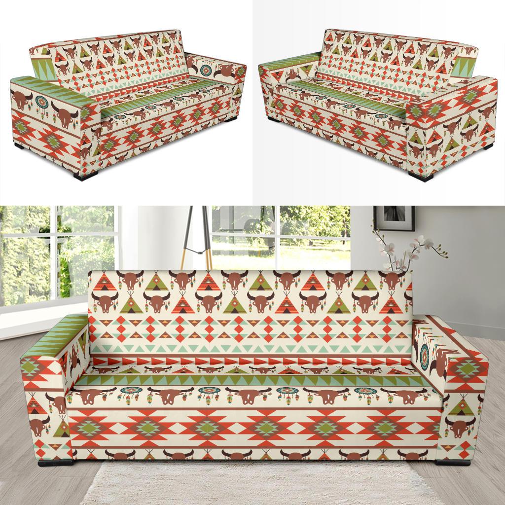 American indian Ethnic Pattern Sofa Slipcover-JTAMIGO.COM