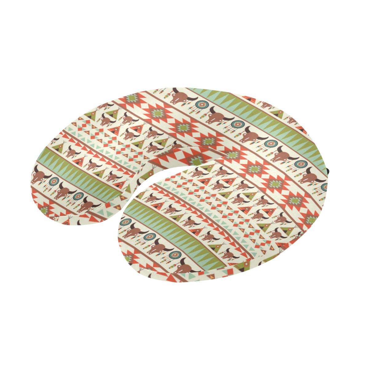 American indian Ethnic Pattern U-Shaped Travel Neck Pillow-JTAMIGO.COM