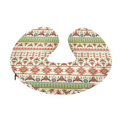American indian Ethnic Pattern U-Shaped Travel Neck Pillow-JTAMIGO.COM
