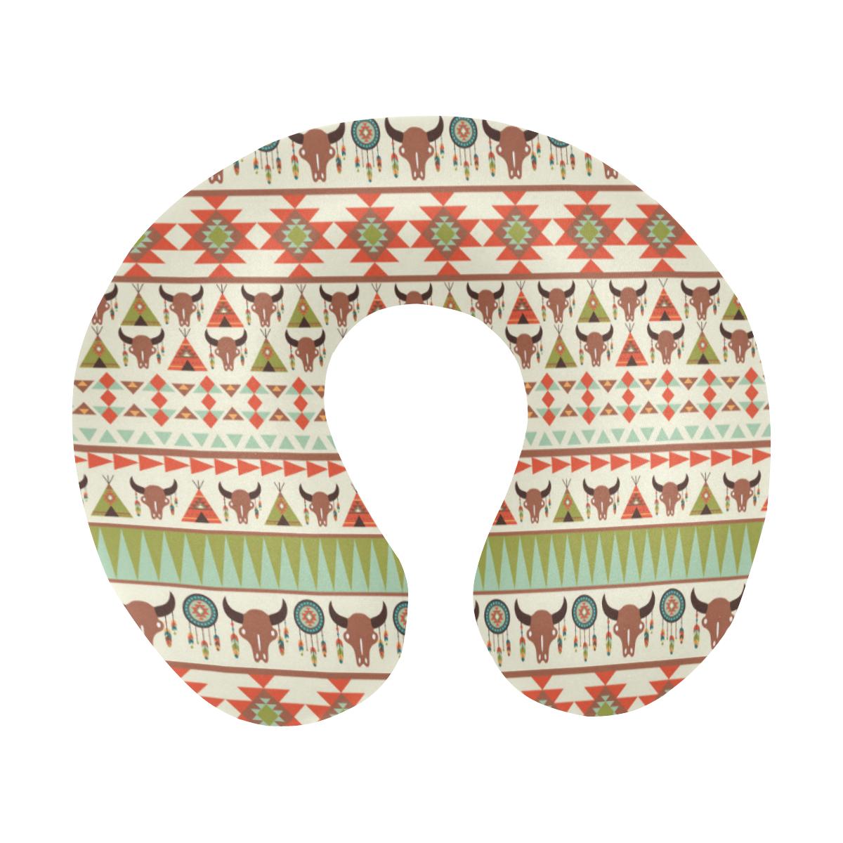 American indian Ethnic Pattern U-Shaped Travel Neck Pillow-JTAMIGO.COM