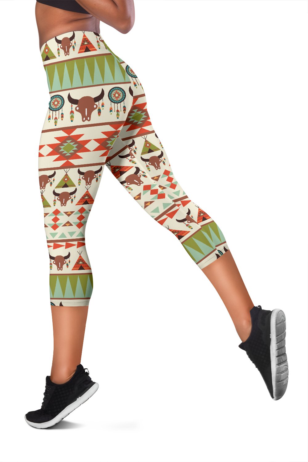 American indian Ethnic Pattern Women Capris