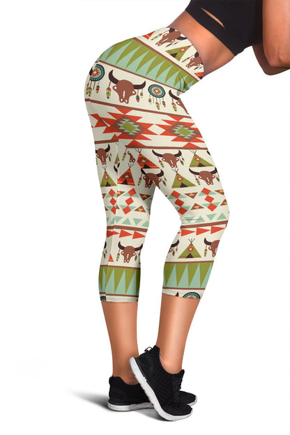 American indian Ethnic Pattern Women Capris