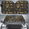 American Indian Gold Style Car Sun Shade For Windshield