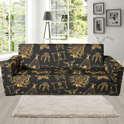 American indian Gold Style Sofa Slipcover-JTAMIGO.COM