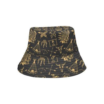 American indian Gold Style Unisex Bucket Hat