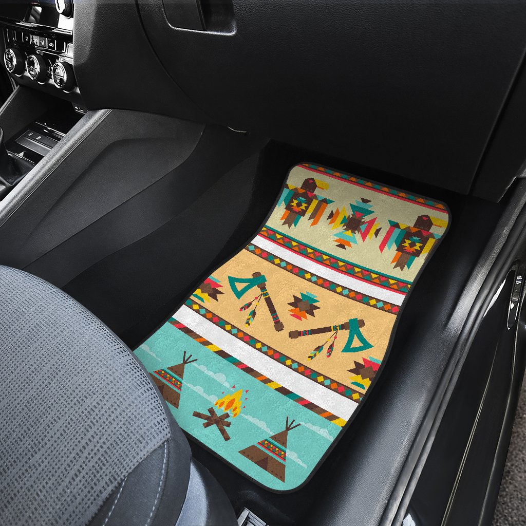 American indian Life Pattern Car Floor Mats